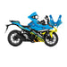 Yamaha Blue Rossi Shark Graphic Sticker Decal Wrap Kit Fits Yamaha R3 R25 2014-2022 Bikerz Kingdom