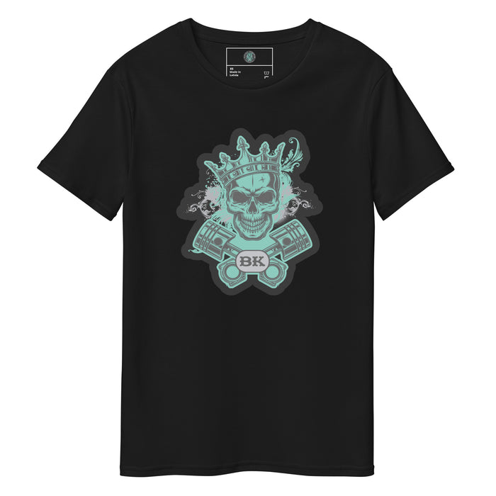 Men's premium Bikerz Kingdom Skull Cotton T-shirt