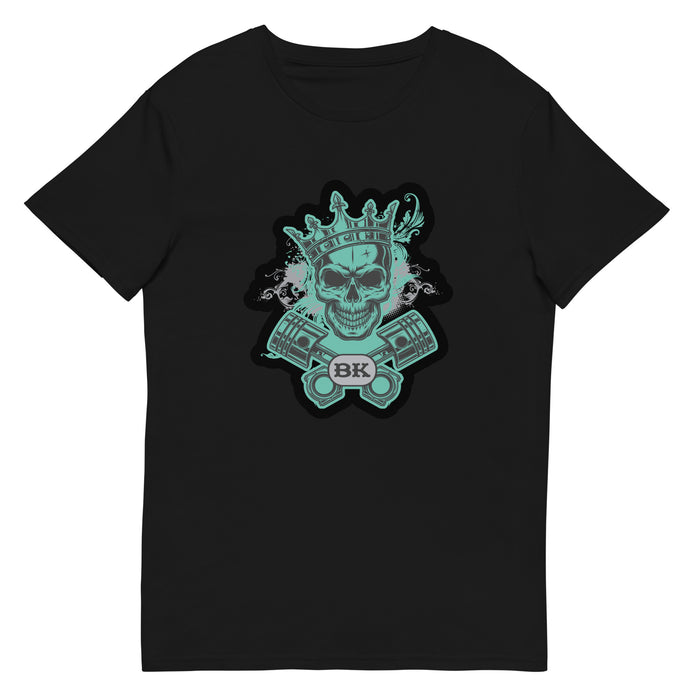 Men's premium Bikerz Kingdom Skull Cotton T-shirt