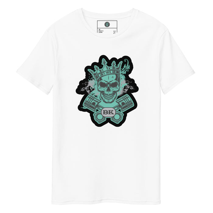 Men's premium Bikerz Kingdom Skull Cotton T-shirt